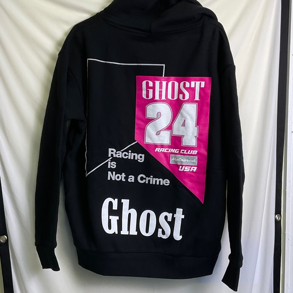 Ghost Racing Club Racing is Not a Crime Hoodie - Picture 4 of 5